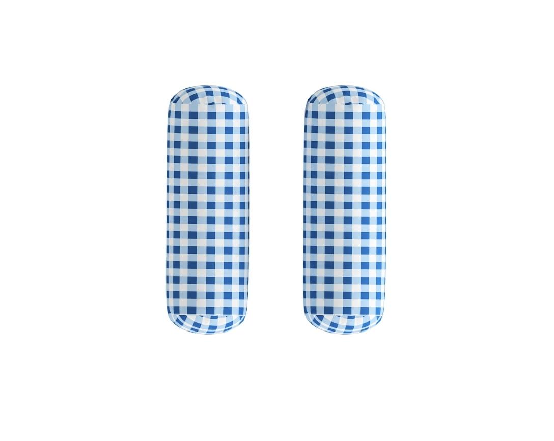 Newborn Cotton 6pc Cot Bedding Set Little Man Theme-Blue & Grey