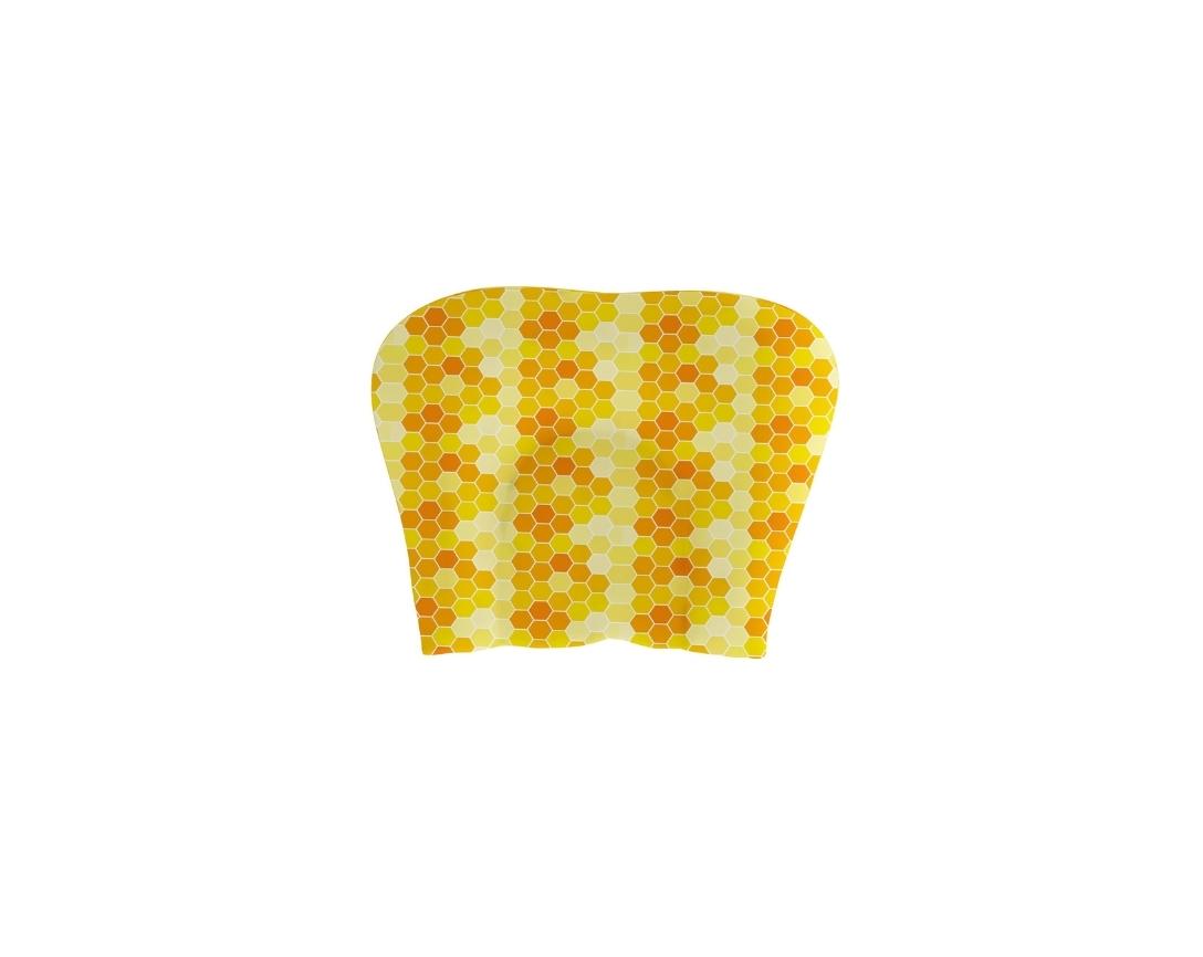 Newborn Cotton 5pc Bedding Set Honey Bee Theme (Gadda, Comforter, U Pillow, Bolsters)- Multicolor