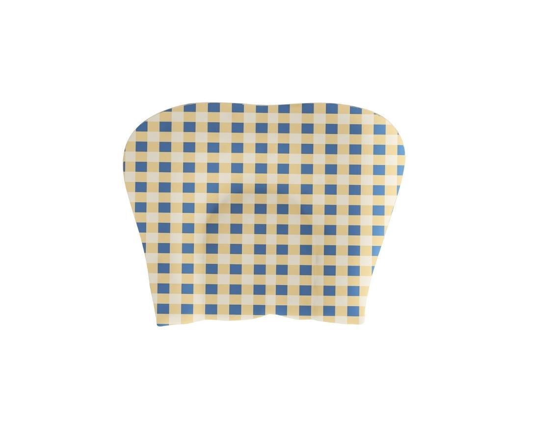 Newborn Cotton 5pc Bedding Set Peek a Boo Theme (Gadda, Comforter, U Pillow, Bolsters)- Navy Blue & Beige