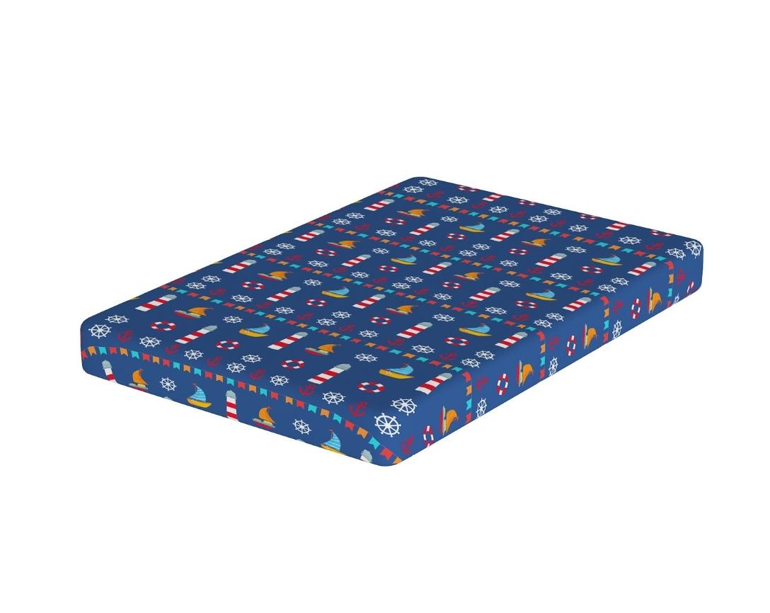 Cotton Fitted Cot Bedsheet Honey Bee Design