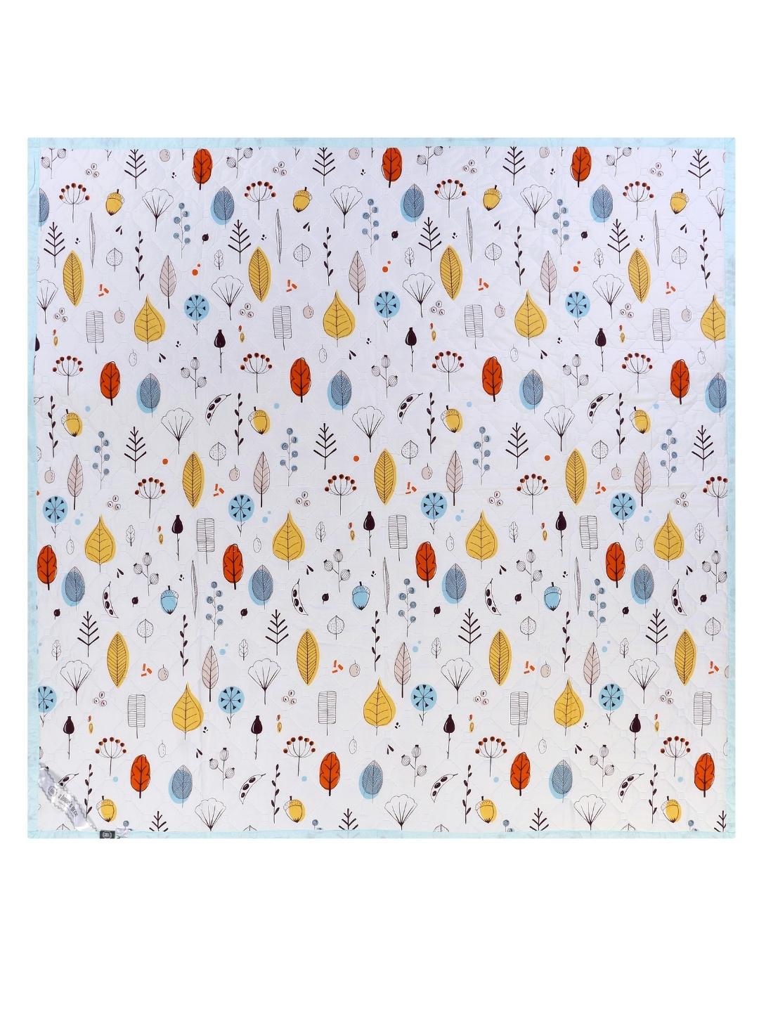 Floral Print Double Bed Light Weight Comforter-Multicolor