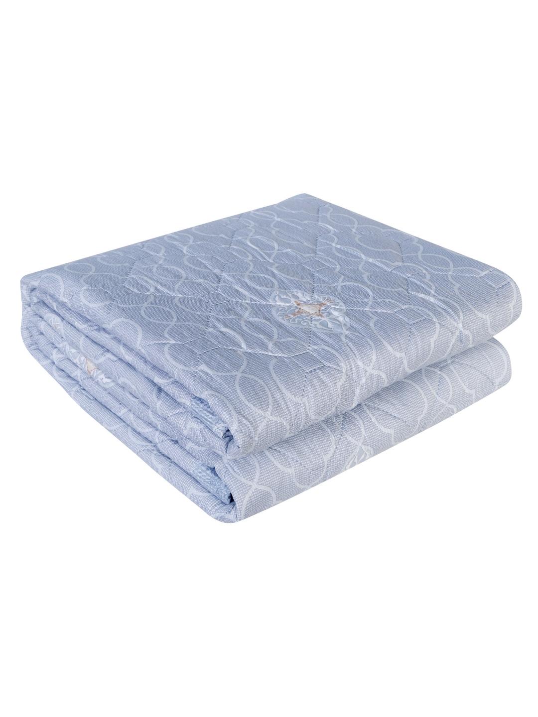 Floral Print Set of 2 Single Bed Light Weight Comforter- Soft Blue