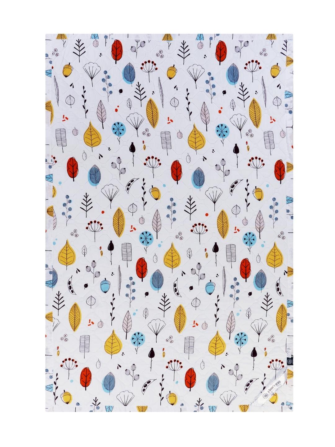 Floral Print Set of 2 Single Bed Light Weight Comforter- Multicolor