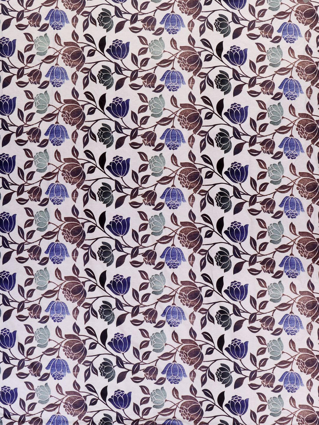 Blue & White Floral Microfiber Summer 120 GSM Double Bed Dohar