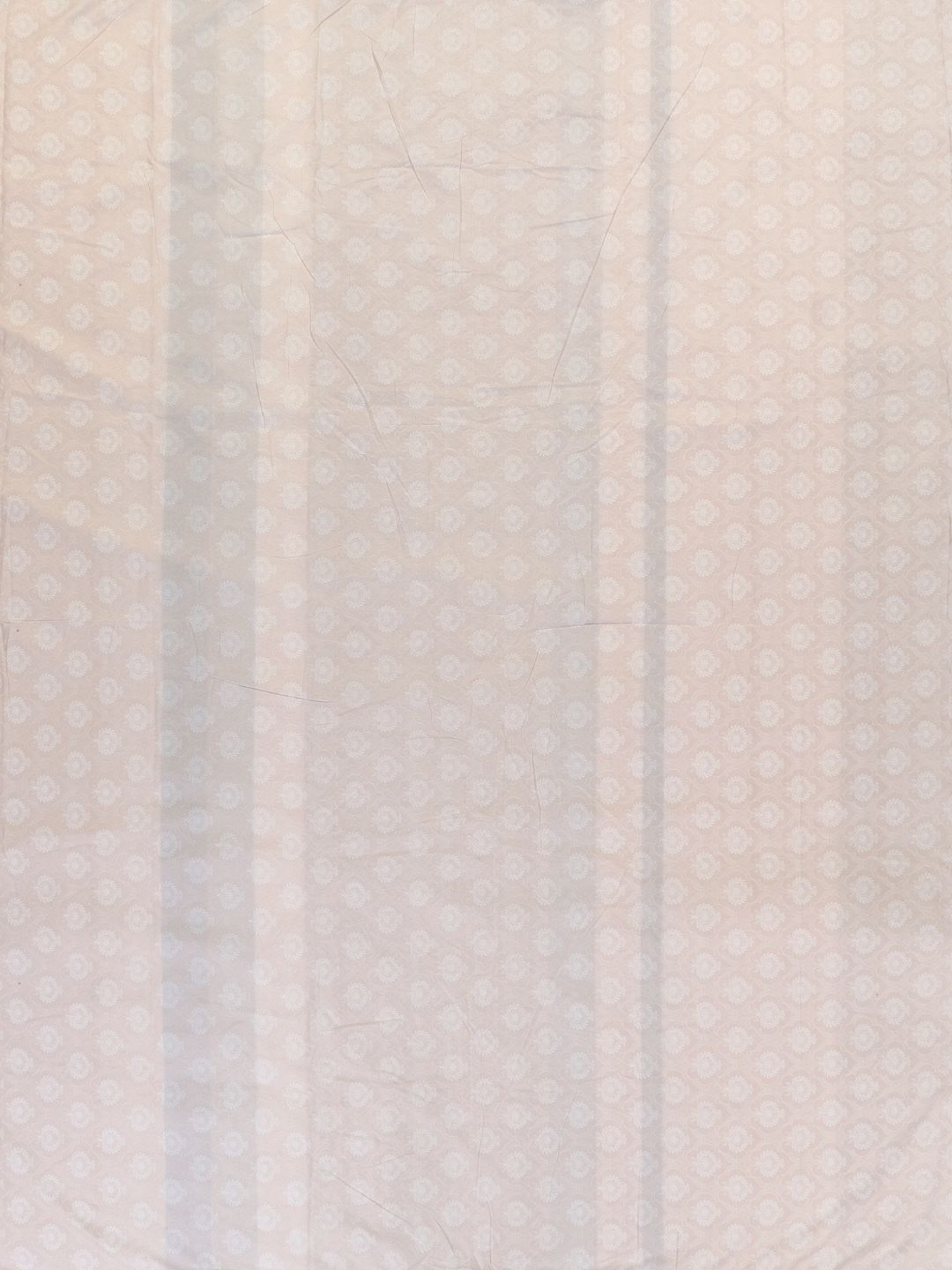 Taupe & Off White Striped Microfiber Summer 120 GSM Double Bed Dohar