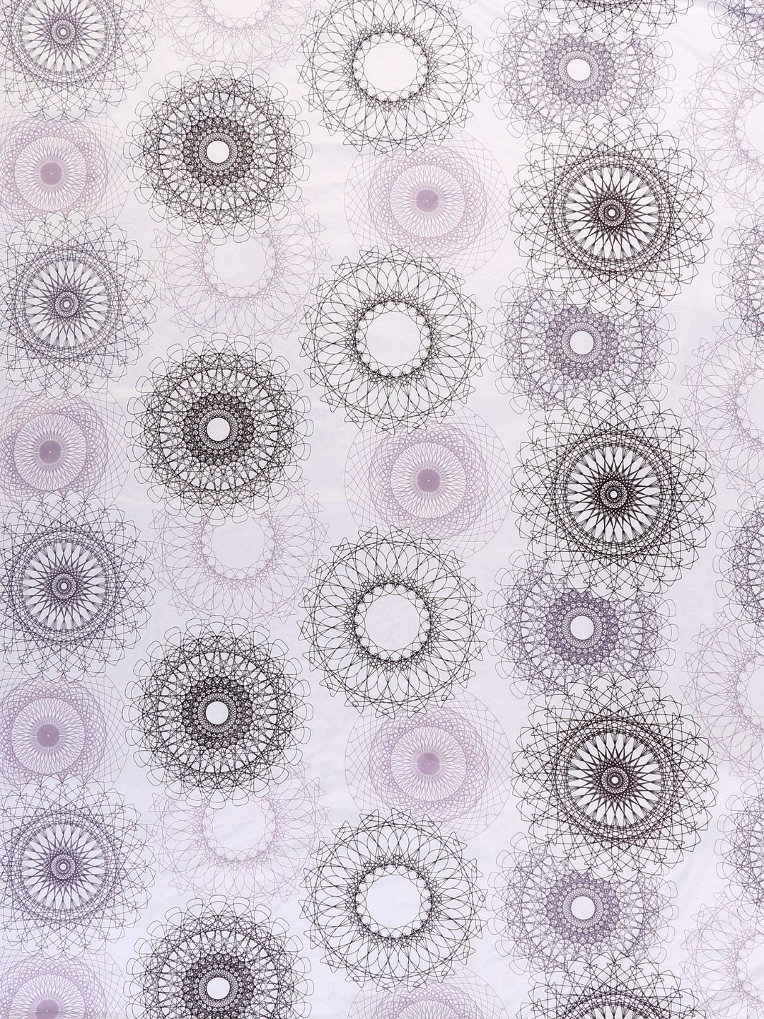 Lavender & White Ethnic Motifs Microfiber Summer 120 GSM Double Bed Dohar