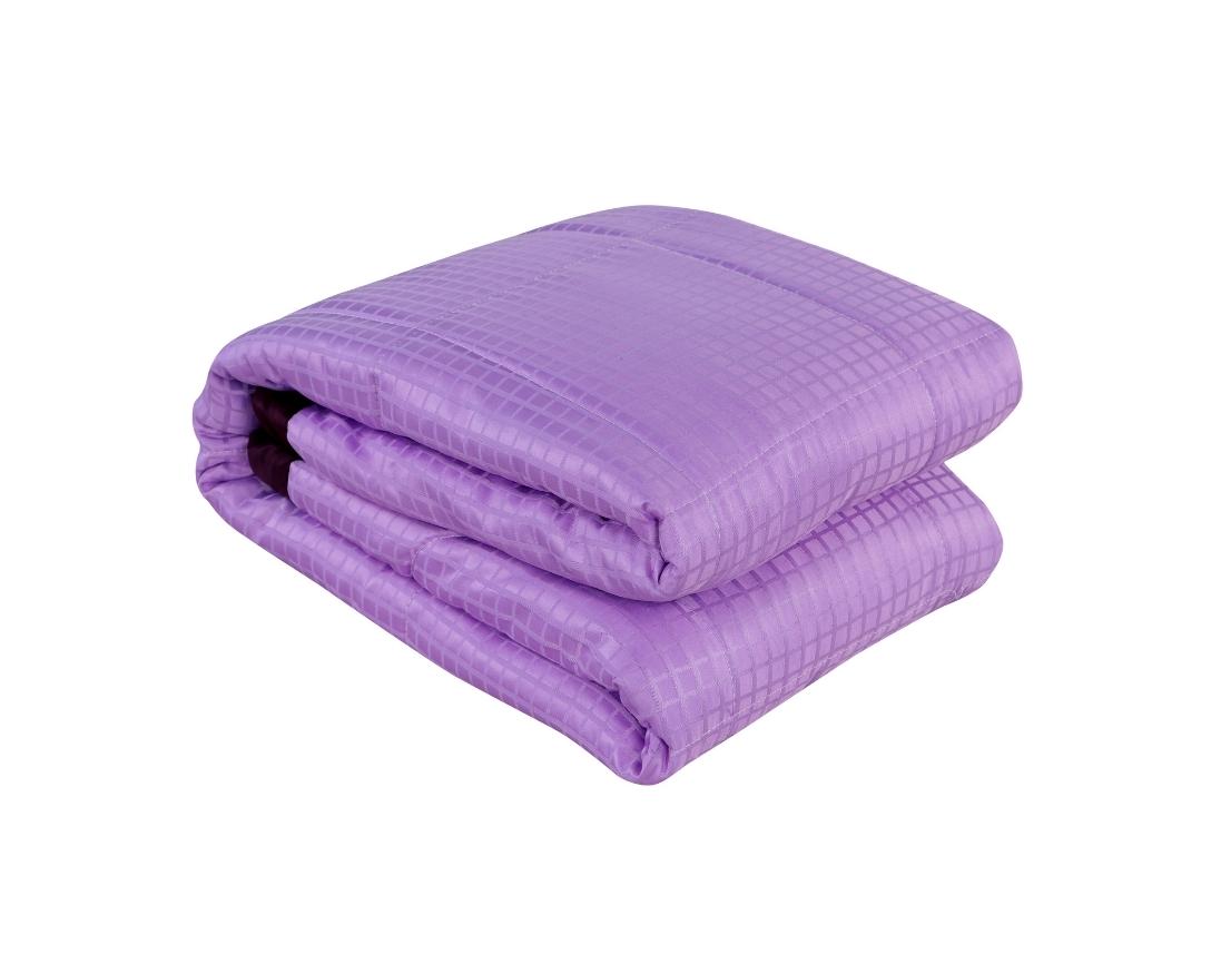 Classic Check Double Bed Comforter-Lavender