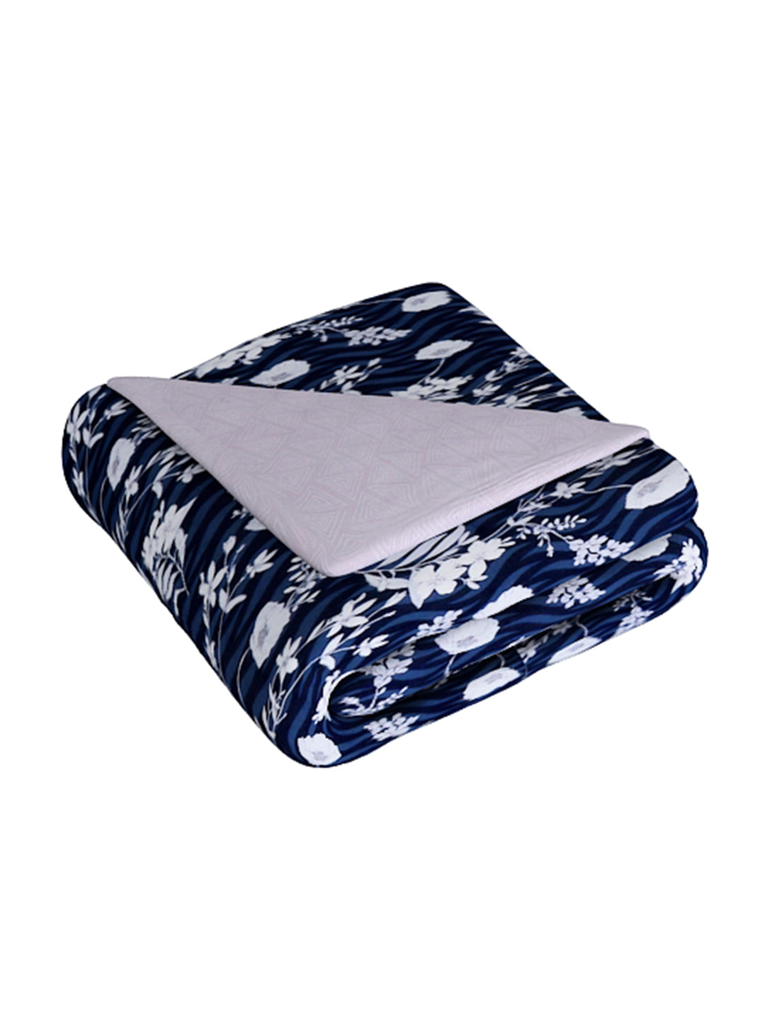 Black & White 4 Pcs Printed Double Queen Bedding Set