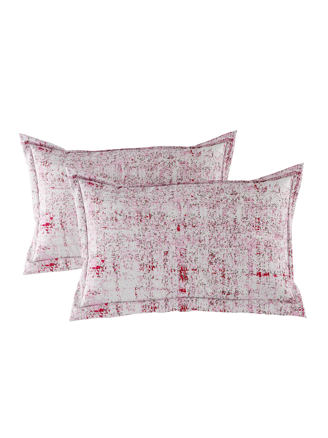 144 TC Cotton Double Bed Bedsheet With 2 Pillow Covers-Fuchsia Pink
