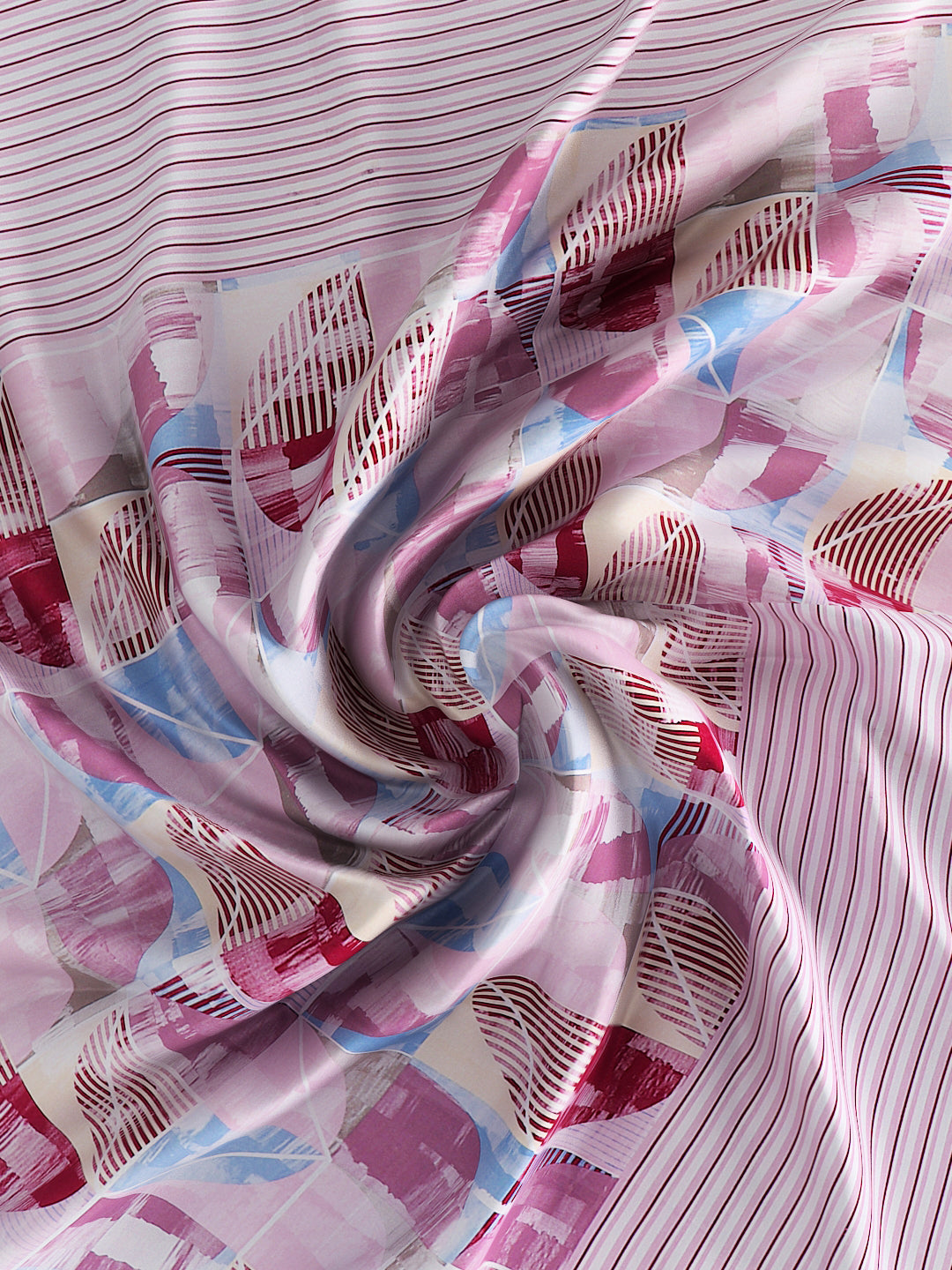 144 TC Cotton Double Bed Bedsheet With 2 Pillow Covers-Pink