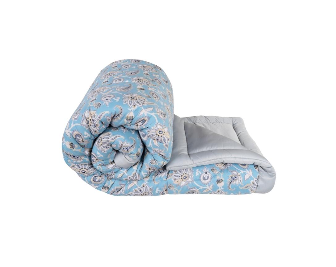 Subtle Blue and Grey Double Bed AC Comforter