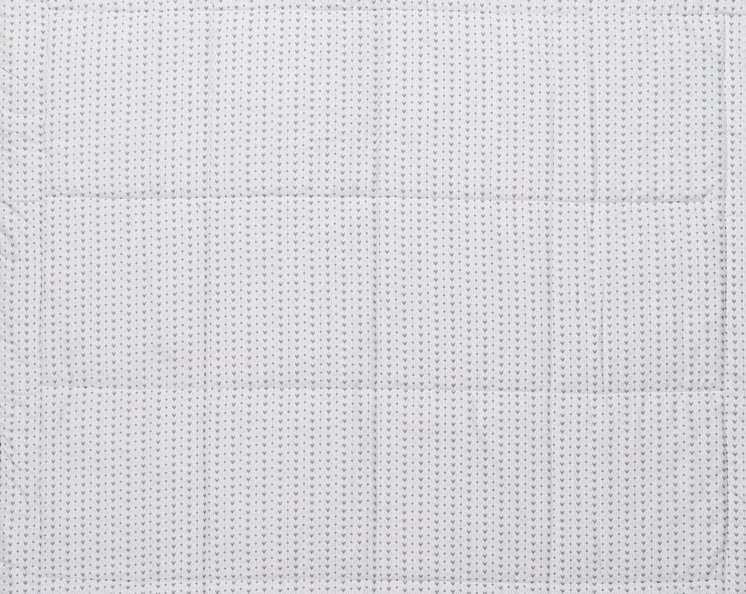 Green and White Double Bed Cozy Winter Quilt