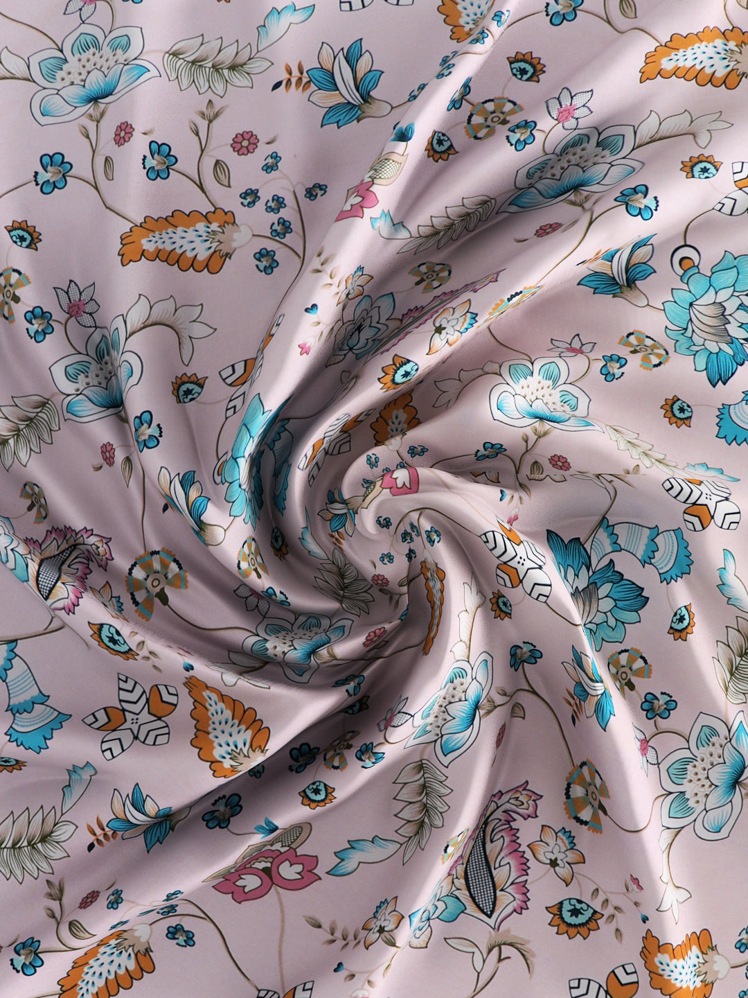 180 TC Double Bed Cotton Bedsheet with 2 Pillow Covers-Multicolor