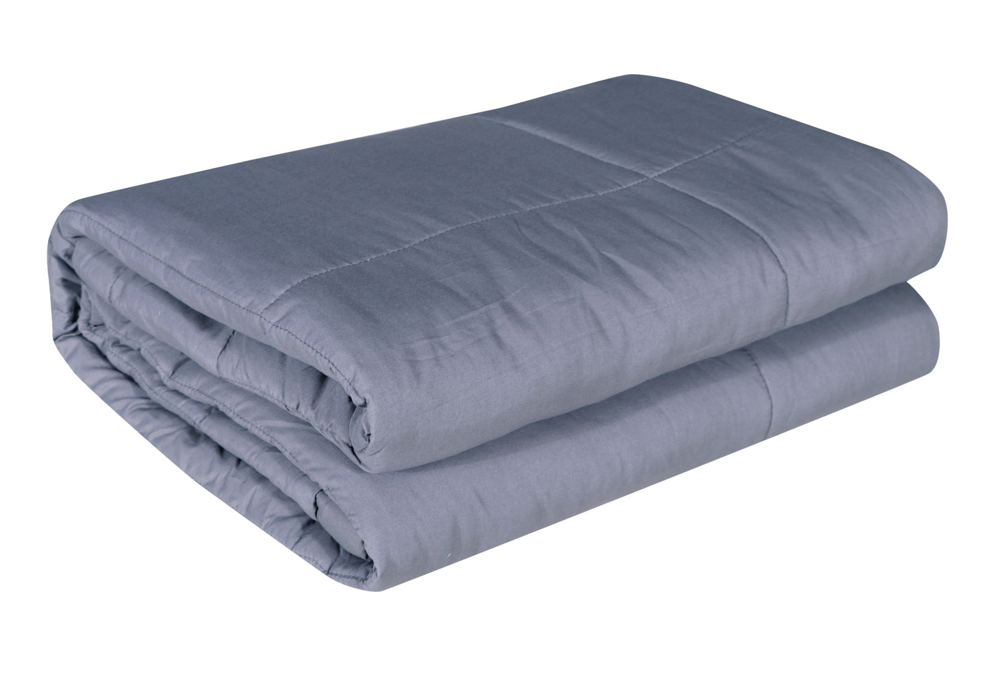 A HOME GRACE Reversible Comforter | Ultra Soft & Lightweight AC Comforter for All Seasons | Quilted Blanket with Box Stitching | Durable, Hand & Machine Washable | Pearl Grey-Ash Grey