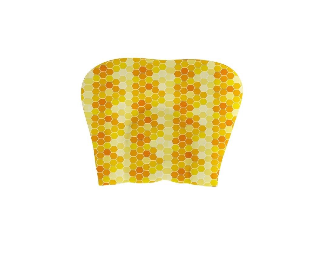 Newborn Cotton 6Pc Cot Bedding Set Honey Bee Theme-Multicolor