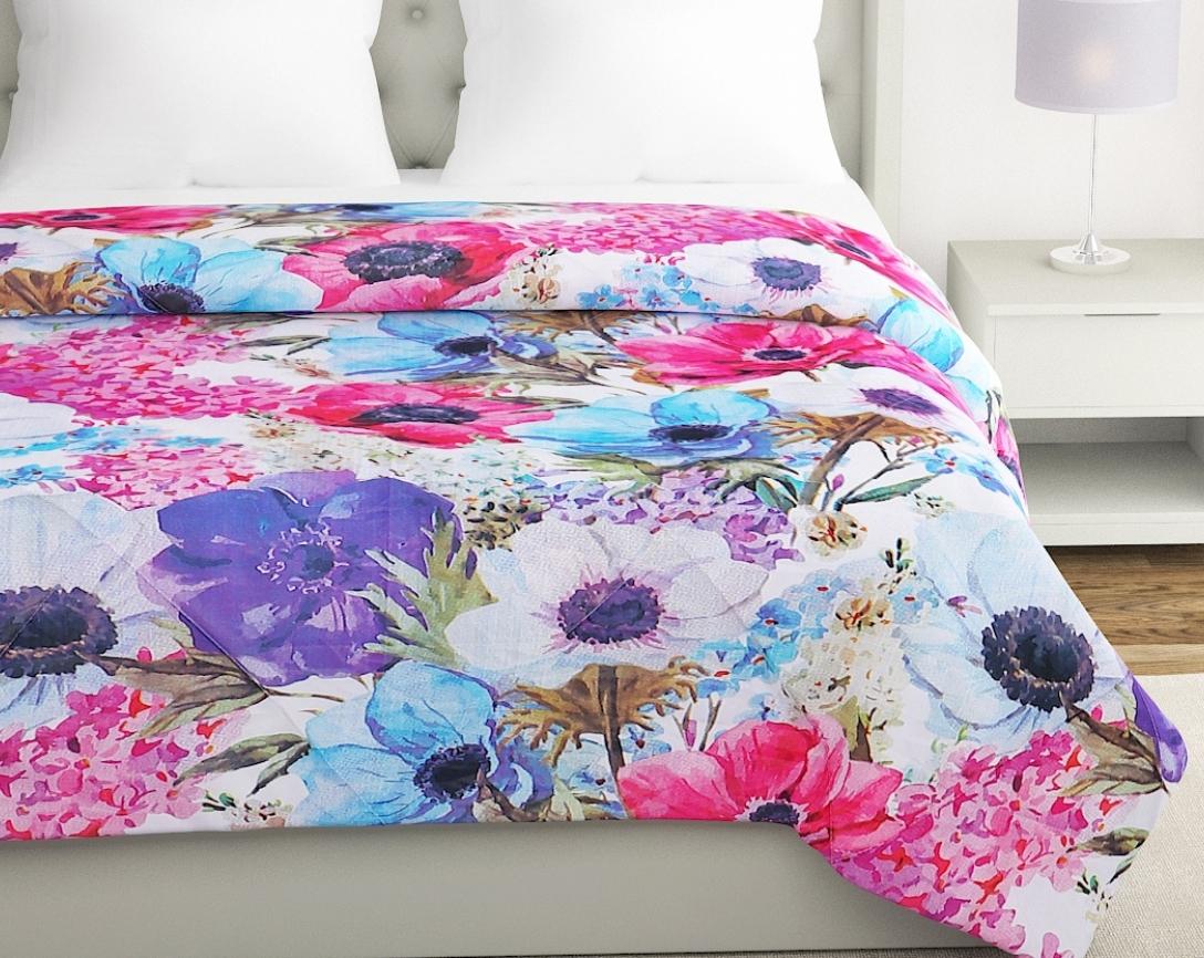 Multicolor Floral Double Bed Comforter